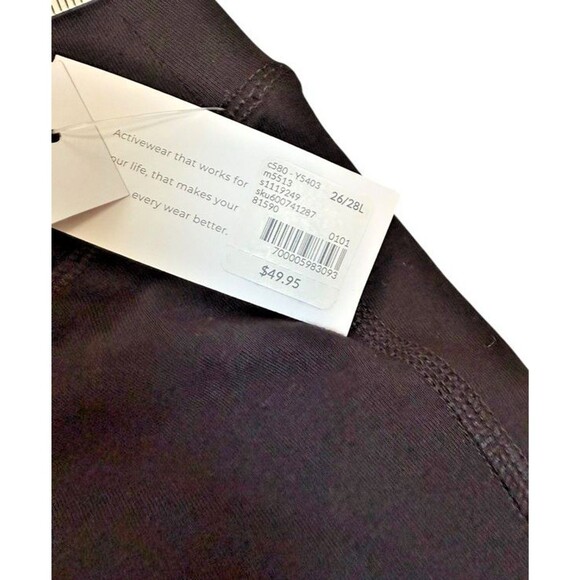 Livi by Lane Bryant Womens Soft Leggings Yoga Pants Plus Size 26/28 Long Black - Picture 3 of 7